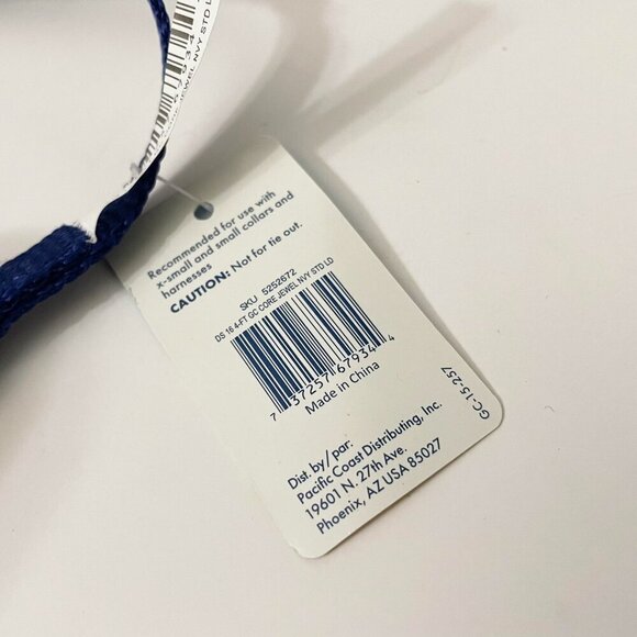 Grreat Choice Jewel Bling Dog Leash XSmall XS 4 Feet Blue - Picture 5 of 7